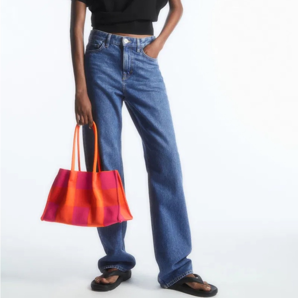 COS Checked Shopper bag - Picture 3 of 7